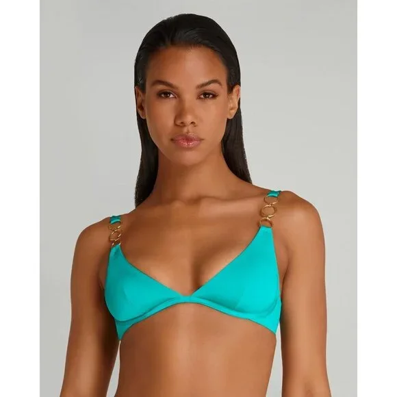 Agent Provocateur Anastacia Teal Bikini Set 34B/3
